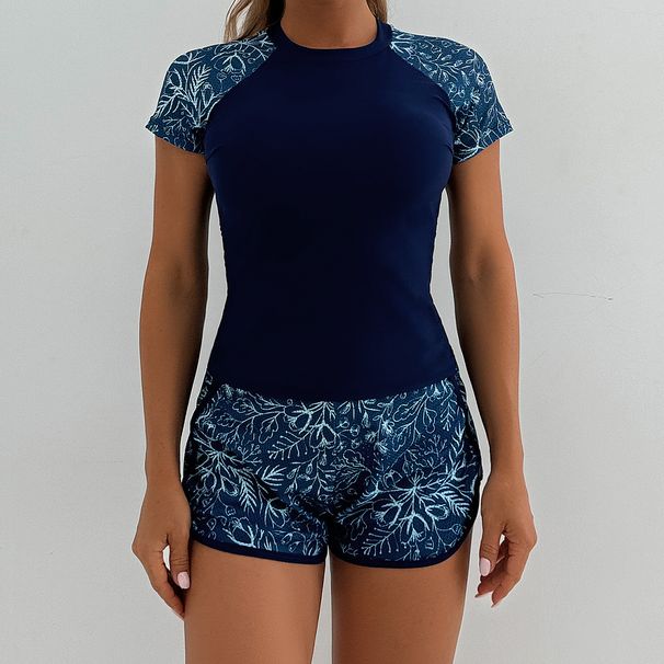 New Split-style Swimsuit With Printed Design, Women's Tankini, Ladies' Sports Outfit, Swimsuit Two-Piece Separates Biniki_desvips.com