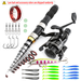 Beginner Ultra Short Sea Fishing Gear Lure Reel Cross-Border Portable Casting Rod Full Set Fish Hooks Hard Bait_desvips.com