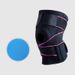 Spring Loaded Knee Brace With Compression Straps For Basketball, Hiking, Cycling, And Running; Breathable And Cooling Fabric Leg Support._desvips.com