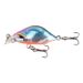 ABS Plastic Hard Bait Ten Colors Sinking Mini Micro Object Small Fat Man Minnow Bait 4.4cm3.5g Strengthened Three Hooks_desvips.com
