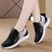 Shoes Women Fall New Women's Single Shoes Soft Bottom Breathable Sports Casual Shoes Fashion Sneakers_desvips.com