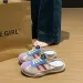 2025 White Sneakers For Women Summer New Ins Thick Sole Casual Shoes Mesh Breathable Half Slippers Trendy K1512_desvips.com