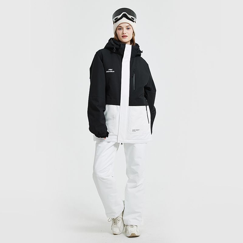Kuangjian Waterproof Ski Suit Set For Men & Women – Windproof Snowboarding Jacket & Pants | Thermal Winter Sports Gear For Single_desvips.com
