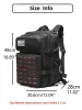 50L Sturdy Tactical Bag Hunting MOLLE GYM Backpack Outdoor Hiking Rucksack Witch 2 Bottle Holders_desvips.com