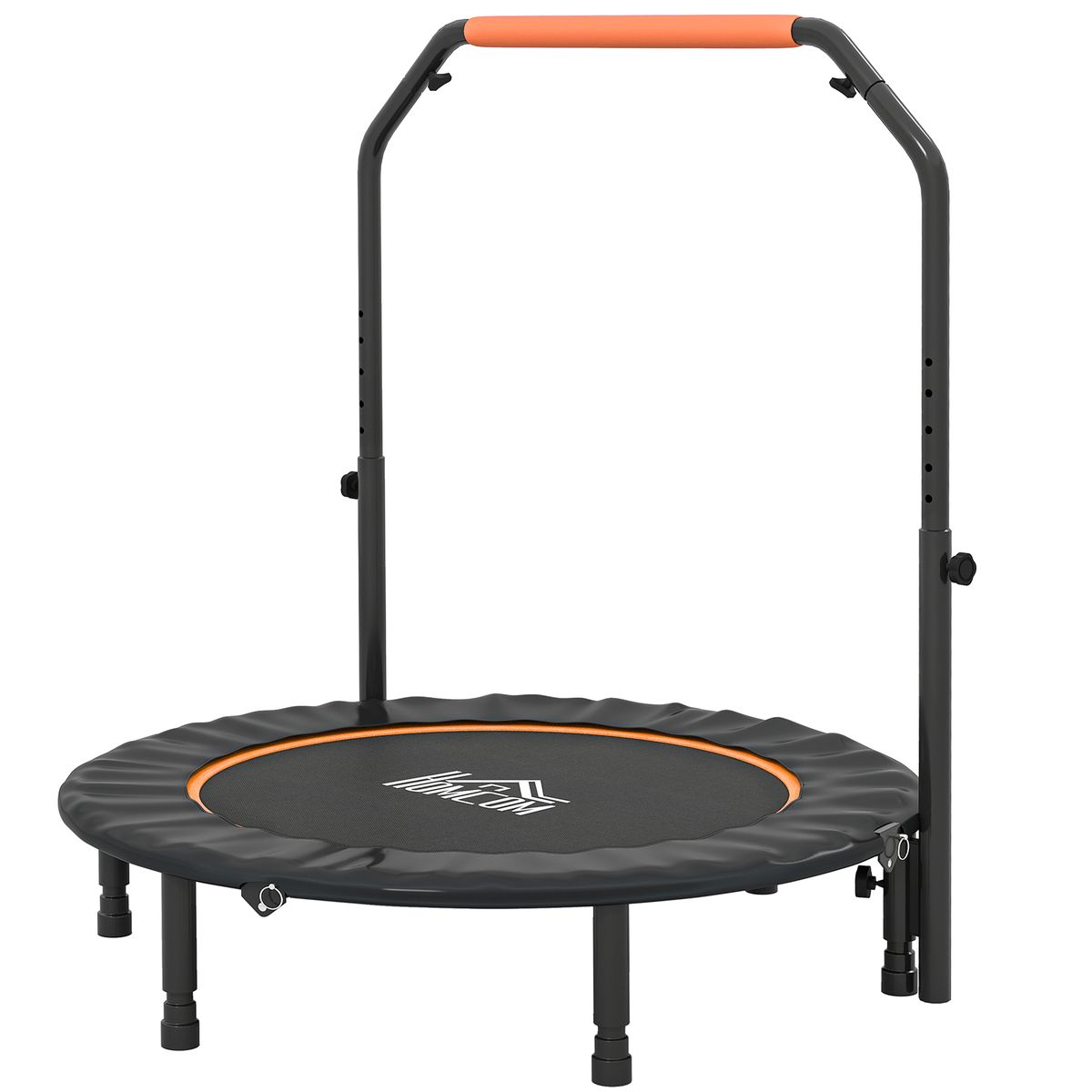 Cama Elástica Plegable Ø114 Cm Con Mango Ajustable Marco De Acero Para Entrenamiento Piernas Cuerpo Naranja Y_desvips.com