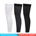 Ice Silk Leg Warmers For Cycling Summer UV Protection Quick Drying Elastic Non-Slip Sports Knee Pads For Outdoor Fishing Sun Protection_desvips.com