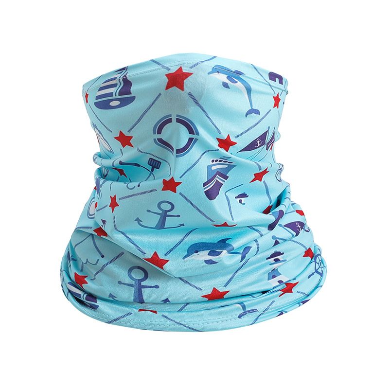 Children's Summer Outdoor Sun Protection Scarf Quick Drying Multi-Functional Magic Headscarf For Hiking Cycling Windproof Sandproof Face Mask_desvips.com