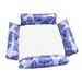 The New Printed Swimming Pool Inflatable Four-tube Leaf Pattern Floating Row Can Be Folded Water Single Deck Chair Floating Row_desvips.com