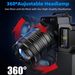 USB Rechargeable Canping Hiking Headlight 5-Modes LED Headlamp Motion Sensor Headlamp_desvips.com