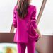 Women's Clothing Design Sense Small Suit Jacket Back Split Top Long Sleeve_desvips.com