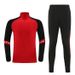 Autumn Winter Half-Zip Jacket Long Sleeve Children's Training Suit Boys Soccer Uniform Sportswear Performance Outfit_desvips.com