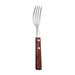Outdoor Tableware 304 Stainless Steel Log Handle Steak Western Food Knife Fork Spoon Gift_desvips.com