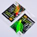 Metallic Sequin Beard Man Bait 10G 14G Tassel Spinnerbait Anti-Hook Bottom Bionic Fishing Lure_desvips.com
