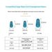 Crystal Blue Silicone Bulk Main Sub Line Anti Entanglement Space Bean Fishing Octopus Ring Accessories_desvips.com