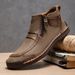 New Autumn Handmade Outdoor Design Sneakers Man Breathable Casual Leather Shoes Men Ankle Boots Fall Plus Size_desvips.com