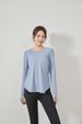 New Autumn And Winter Loose Sun Protection Yoga Shirt For Women, Long Sleeve Breathable Sports Top, Running Fitness_desvips.com