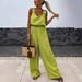 Women's Clothing spring and summer new suspender sleeveless pocket jumpsuit INS casual loose_desvips.com
