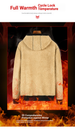 Lambfleece Autumn And Winter Sweatshirts, Men's Hoodies, New Trends, Handsome Solid Color Coats, Fleece And Thickened Clothes_desvips.com