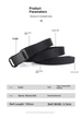 Toothless Automatic Buckle Men's Military Training Casual Canvas Nylon Youth Belt_desvips.com