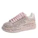 luxury 2026 Women's Full Rhinestone Platform Sneakers Sparkly Crystal Embellished Chunky Sole Party Casual Shoes_desvips.com
