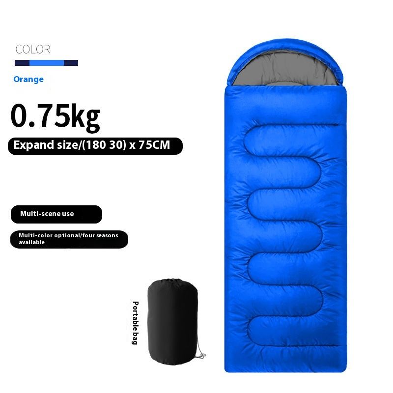 Sleeping Bag Adults, Autumn And Outdoor Thickened Cold-Proof Camping Double Office Quilt For Men In Winter_desvips.com