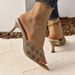 Pointed Printed High-heeled And Women Open Toe Stiletto Sandals Outer Wear Slippers Large Size High Heels_desvips.com