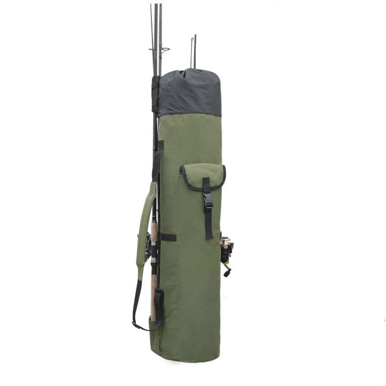 Outdoor Oxford Cloth Waterproof Multi-functional Cylinder Rod Large Capacity Fishing Gear Storage Bag_desvips.com