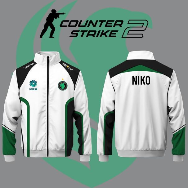 CS2 Falcon Team E-sports Club Uniforms Spring And Autumn Daily Casual Jackets Fans Can Customize Gifts Stand Collar Tops_desvips.com