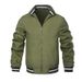 Autumn And Winter New Solid Color Cardigan Casual Men's Jacket_desvips.com