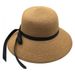Summer New Fresh Foldable Straw Korean Style Internet Celebrity Versatile Beach Travel Sun Protection Visor Hat_desvips.com