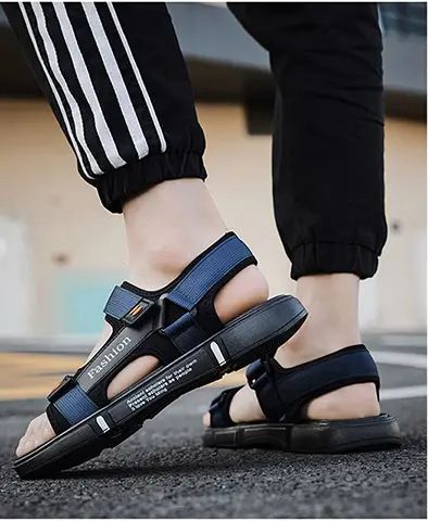 New Korean Casual Trendy Men's Beach Sandals In Summer_desvips.com