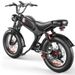 C93 Dual Motor Bicycle Private Model 20 Inch Snow Tire Electric Bike Ebike_desvips.com