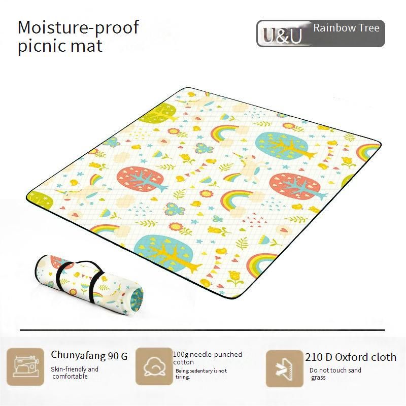 Blackout Camping Canopy Tent Waterproof UV Protection Sun Shelter With Portable Picnic Mat Arc Design Lightweight Easy Setup_desvips.com