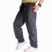 European And American Style Trends: Hip-hop Loose Straight Skateboard Pants, Embroidered Street Dance, Hip-hop Jeans, Men's Plus Size_desvips.com