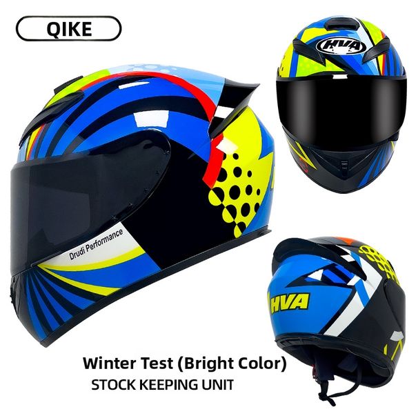 Rike Full Face Helmet For Motorcycle Men And Women Winter Electric Vehicle Safety Helmet All Season Bluetooth Compatible_desvips.com