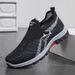 Men's Lightweight Slip-On Sneakers - Non-Slip Casual Shoes Suitable Hiking, Everyday Wear, Outdoor Adventures, Black_desvips.com