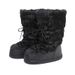 Women's Cozy Snow Boots With Faux Fur Lining, Non-Slip Thick Sole, Warm Winter Shoes For Casual Wear_desvips.com