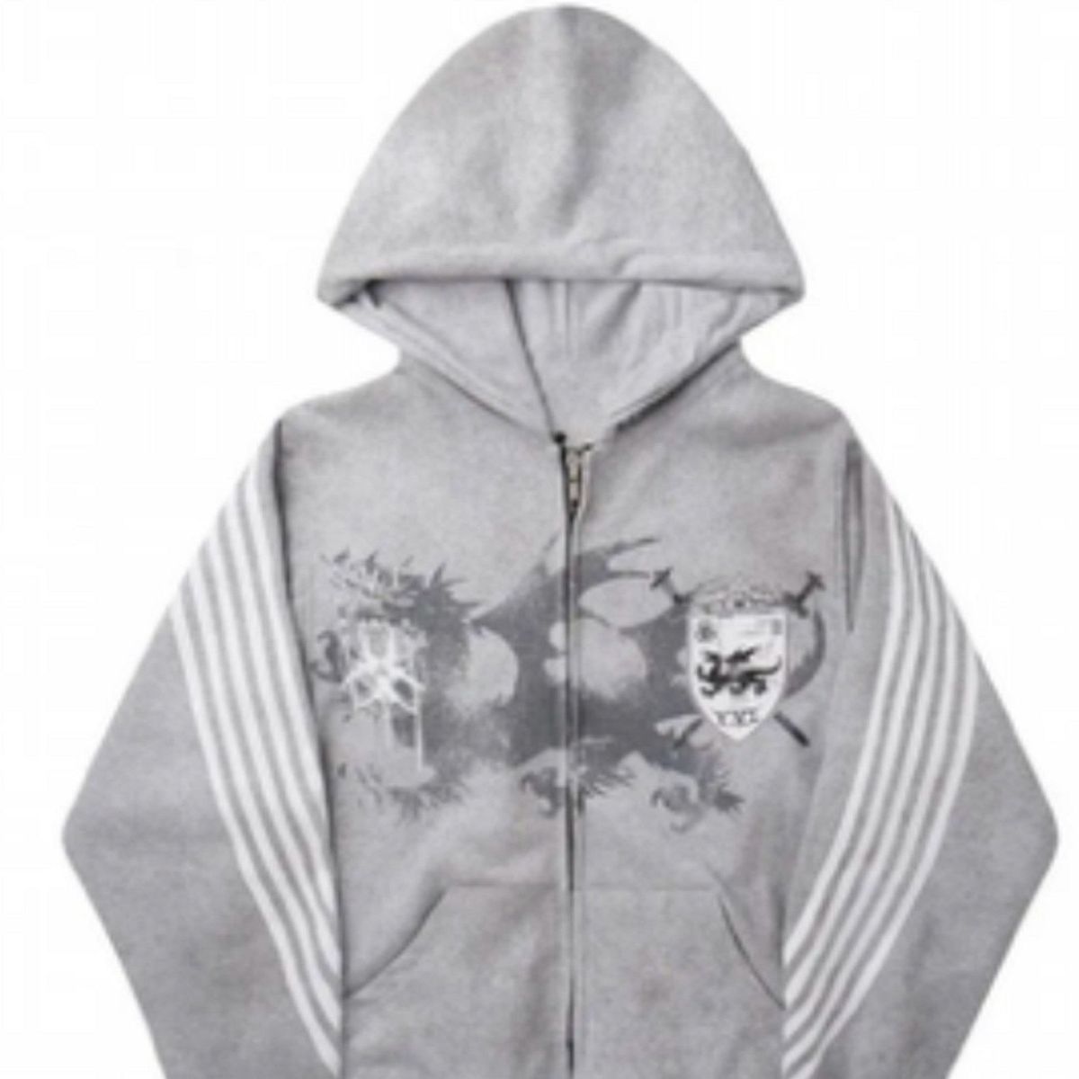 Street Hoodie American Style Long Sleeve Pullover Printed Pattern Sweatshirt And Sweatpants Set_desvips.com