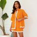 Women's Clothing simple and fashionable short shirt casual suit_desvips.com