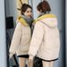 Down jacket for women winter new Korean style student short cotton padded jacket loose thickened cotton coat_desvips.com