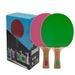 Hot Selling Colorful Boxed Automatic Retractable Net Frame Table Tennis Racket Set Two Rackets Four Balls_desvips.com