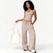 Women's Brushed Yoga Set Quick Drying Backless Suspender Sportswear Casual Running Fitness Wear_desvips.com