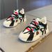 Unbeatable Quality Light 2024 Summer Mesh Fashion Brand Dad Men's Spliced Thick Soled Sports And Leisure Shoes_desvips.com