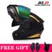 Motorcycle helmet full helmet double lens uncovered helmet four seasons general riding Half helmet_desvips.com