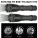 940nm Infrared Light 850nm IR Flashlight Infrared Illuminator USB Rechargeable Zoomable Waterproof With Charger, For Night Visio_desvips.com
