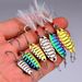 Long Casting Flat Vibration VIB Spoon Shape Lure Metal Bait Blood Groove Hook White Striped Bass Horse Mouth Sequin_desvips.com