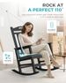 Ciokea Oversized Outdoor Rocking Chair With 380lbs Heavy-Duty Capacity, Weather Resistant And Anti-Fade Porch Chair, High Back Cozy Rocking Chair For_desvips.com
