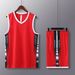 New Adult Children's Basketball Uniform Set, Unisex Plain Student Competition Vest Jersey, Customizable With Logo,_desvips.com