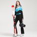 001 New One-Piece Suit For Women, Slim Fit, Waist-Cinching, Windproof, Waterproof, Warm, Hooded Ski Jacket And Pants Set_desvips.com