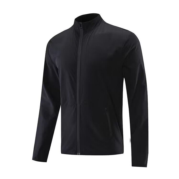 Men's Clothing Casual Jacket Thin Quick-Drying Stand-Up Collar Outdoor Sports Casual Versatile Jacket _desvips.com